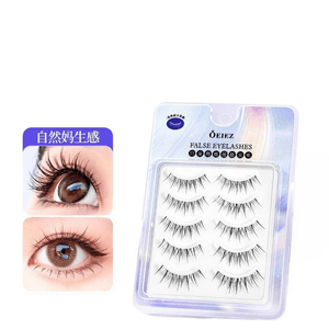 Light Thai Style Cluster False Eyelashes, 1 box