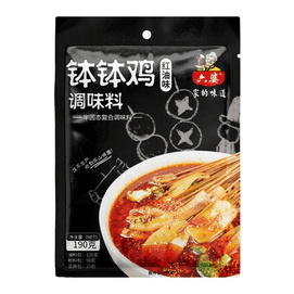 [중국 직배송] 청두 류포 쓰촨 러산 홍유맛 보보 치킨 양념, 매콤한 홍유 냉탕 꼬치 양념 190g*1봉