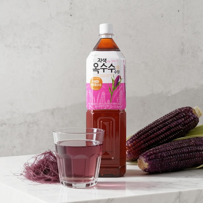 자색으로 잘빠진 옥수수수염차,50.72fl oz