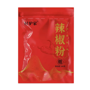 【中国直邮】 村驴家 辣椒面东北特色辣椒粉村驴很香微微辣辣椒面调料500g*1袋