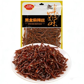 怡冠园 黑金辣香辣手工解馋金丝零食小吃72g*2包