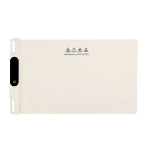 【中国直邮】柏意 暖菜板暖菜垫 柔性硅胶热菜板饭菜保温板 38x60cm 10秒速热 110V 白色