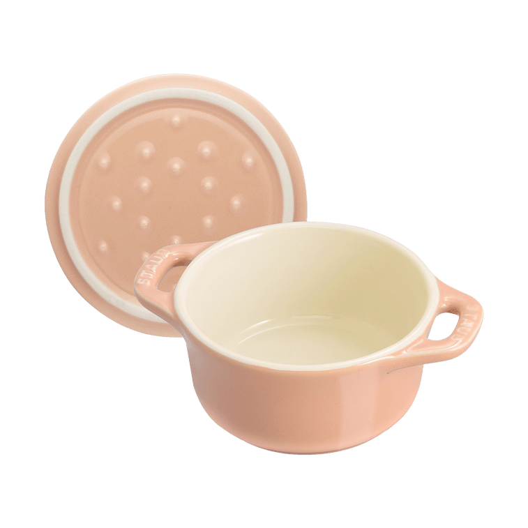 法国STAUB珐宝 马卡龙混色 陶瓷小锅  迷你炖盅烤碗 6件套 7