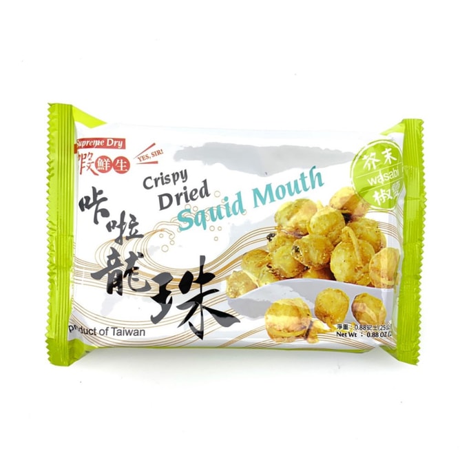 I 3 FRESH Dried Squid Mouth (Wasabi) 25g