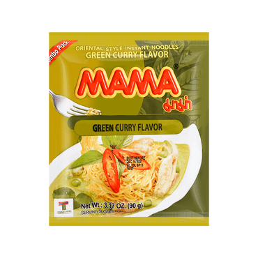 泰国MAMA妈妈 绿咖喱鸡汤方便面 90g