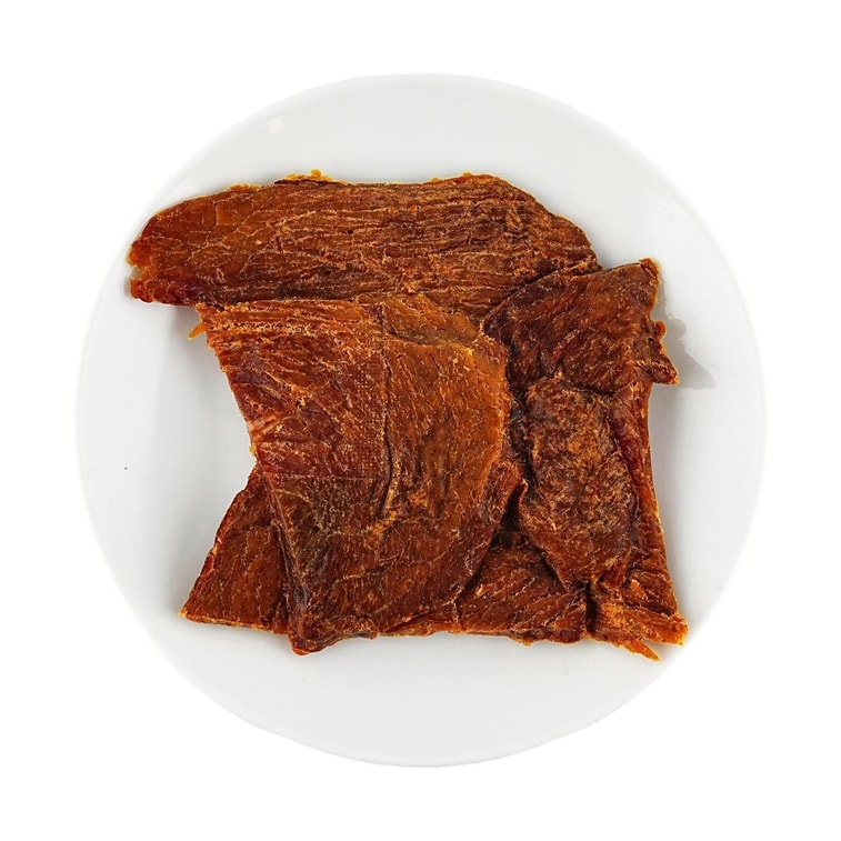 米宝 真牛厚切牛肉干 原味+辣味 85g*2包【2种口味组合装】 【USDA认证】【100%原切牛肉 浓郁肉香】【低卡高蛋白健康零食】 7