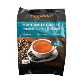 马来西亚金爸爸 香浓二合一即溶白咖啡 原味  16包入 400g