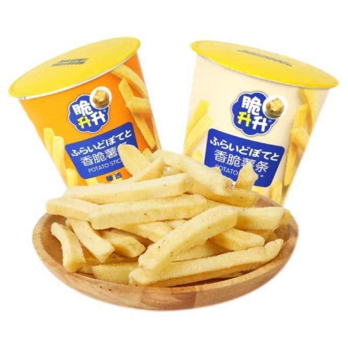 【中国直邮】 脆升升 杯装薯条50g香脆零食小吃  蜂蜜黄油味