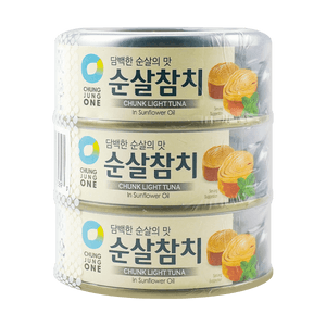 ひまわり油漬けライトツナ缶 3 缶、14.28 オンス [キンパの材料]