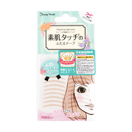 日本LUCKY TRENDY 素肌隐形无痕非蕾丝双眼皮贴 30对