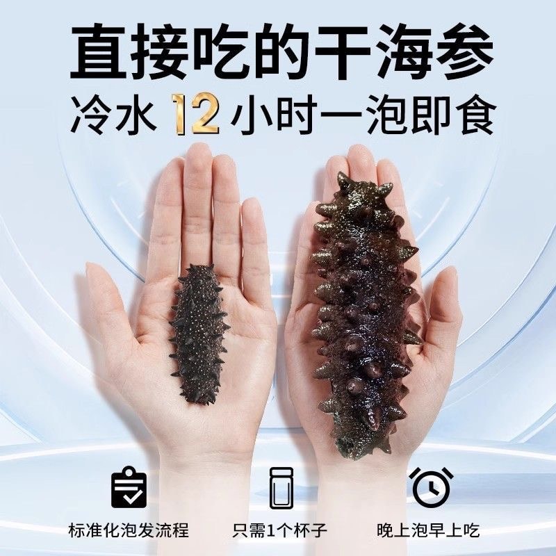 【中国直邮】 悠然精选 大连深海野生海参孕妇营养海参干250/盒