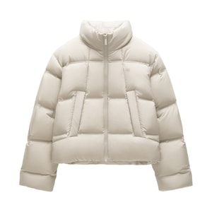  Hydrogen 502Cloud Women's Windproof Puffer Down Jacket [Stand-up Collar Short Style] Birch size M