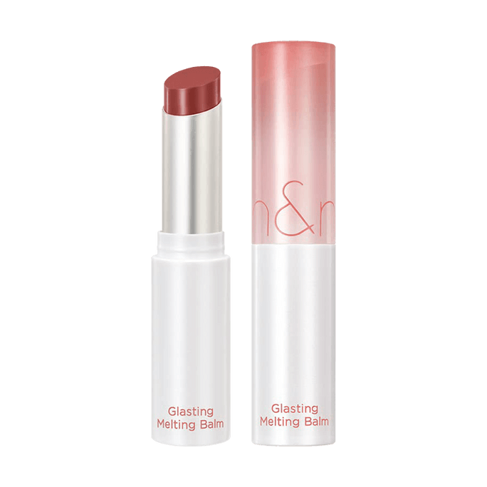 Glasting Melting Lip Balm - Moisturizing & Shiny Lip Balm with Nourishing Lip Oil #06 Fig #1 piece