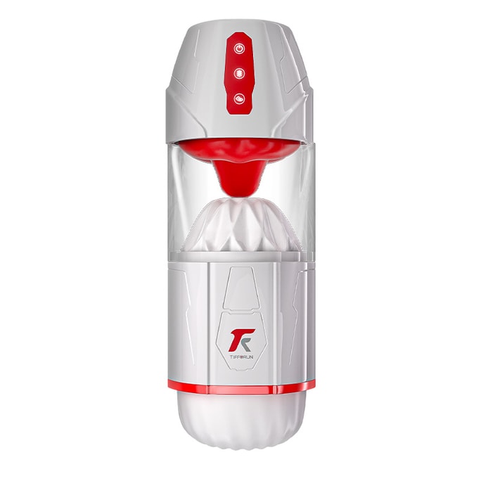 Space Tongue - Airplane Cup - Sucking + Vibration + Tongue Licking Swing + Pronunciation - White 1 piece