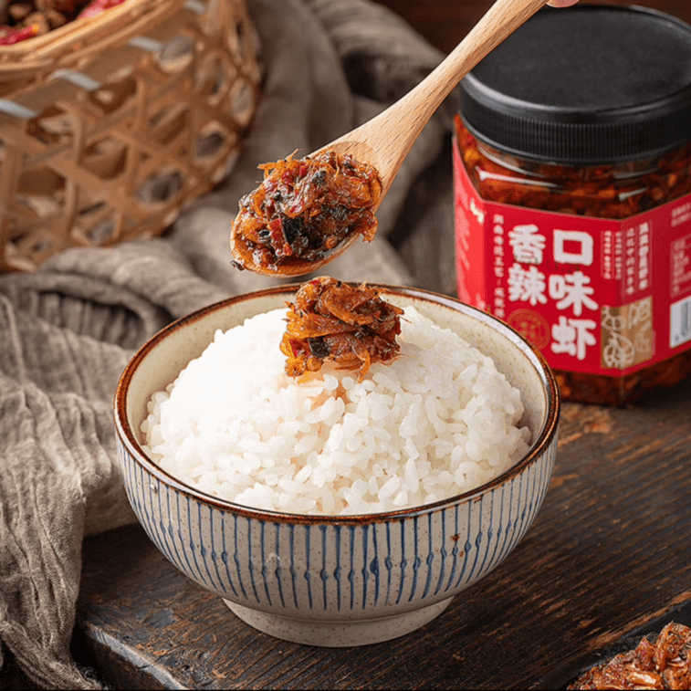 【中国直送】雲山班 ピリ辛エビペースト 湖南名物 風味小エビペースト ライスソース 268g 4