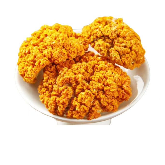 Dried mushrooms with golden fungus Yellow wood white fungus*1 bag 200 grams