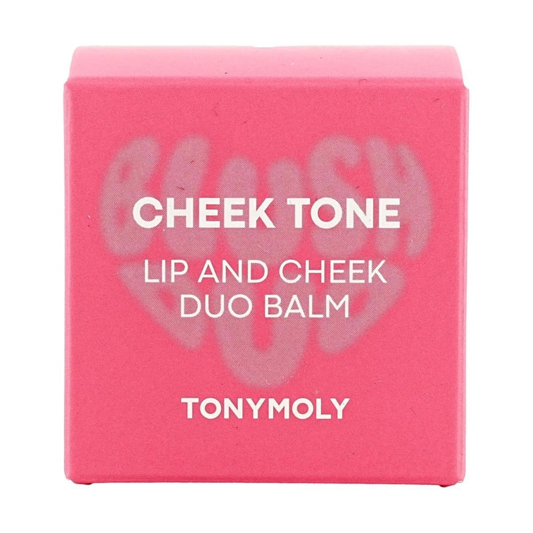 Cheek Tone Lip And Cheek Duo Balm, Half-Velvet Matte + Half-Gloss, with Silicone Brush, 0.16 oz. #01 Bunny Pink  7