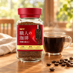 日本UCC悠诗诗 职人咖啡 速溶黑咖啡粉 芳醇微酸 66g