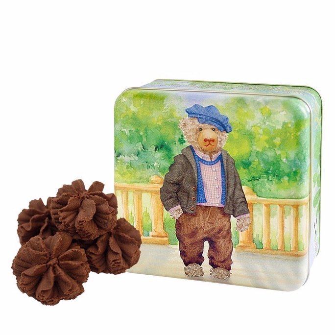 Jenny Bakery Premium Assorted Flavours Butter Cookies Chocolate Flower 220 g