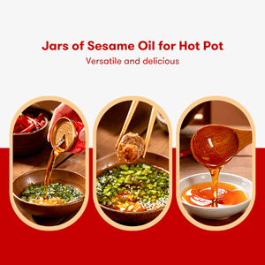 小龙坎 香油蘸料 火锅专用 门店同款油碟 罐装 70ml*4【小瓶装 更方便】