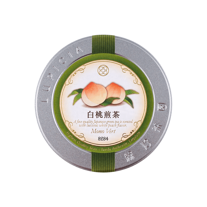 白桃煎茶缶 1.76オンス