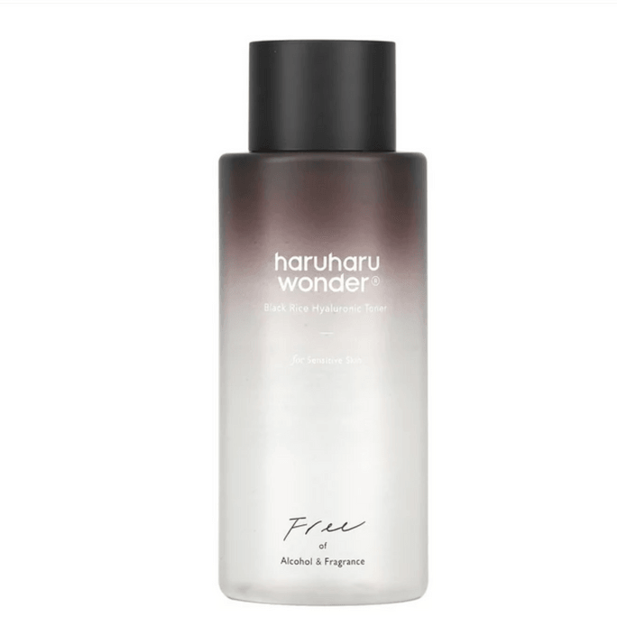 HARUHARU Wonder Black Rice Hyaluronic Toner For Sensitive Skin 5.1 fl.oz / 150ml Alcohol Free Fragrance Free