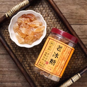 Handmade Rock Sugar, Multi-Crystal Old Rock Sugar, 14.11 oz