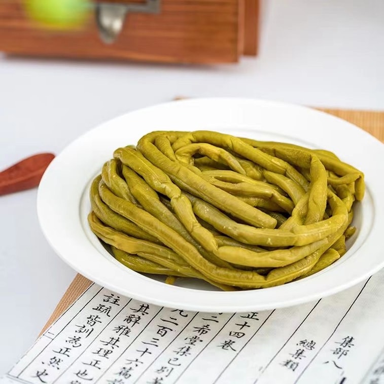 偉順 酸豆角 老壇缸豆 醃長豆 鹹菜 泡菜 醃酸菜 下飯菜 拌飯醬 250g 肉末酸豆角 【全潮汕最好吃最脆爽的酸豆角】 9