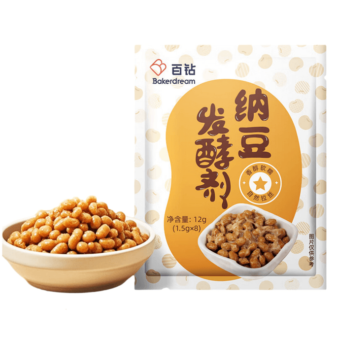 Natto Starter Culture for Homemade Fermentation 1.5g ×  8 Strips