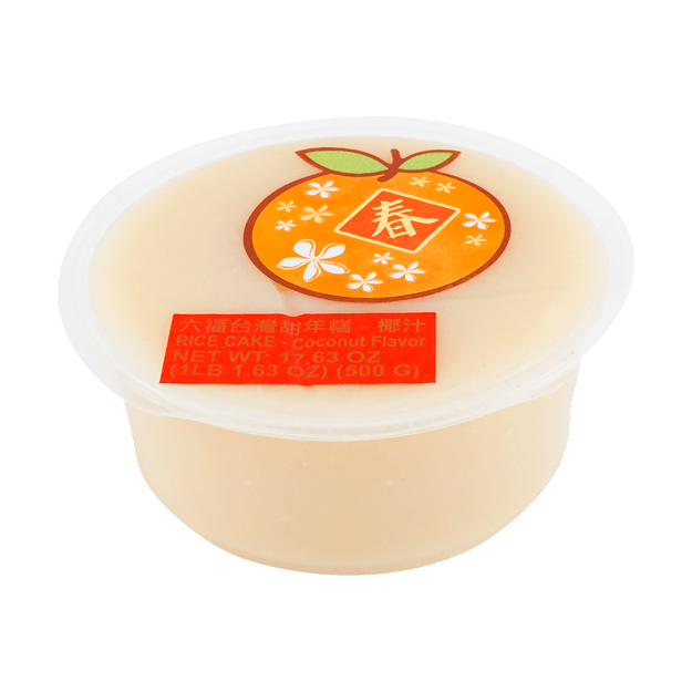 商品详情 - 台湾六福 纯米年糕 椰汁味 500g - image  0