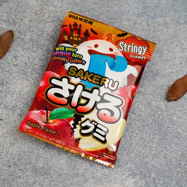 日本UHA悠哈 味觉糖 小恶魔手撕软糖 苹果味 30g【舌头会变色哦】【万圣节糖果】