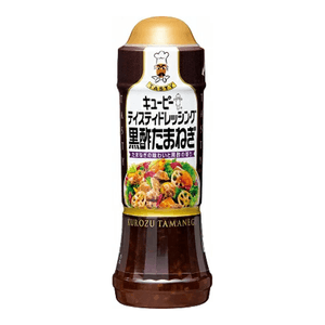 [일본 직배송] 큐피 일본식 샐러드 소스 흑초 양파맛 210ml