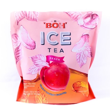 【马来西亚直邮】 马来西亚 BOH 宝乐 香甜水蜜桃冰茶 14.5g x 20