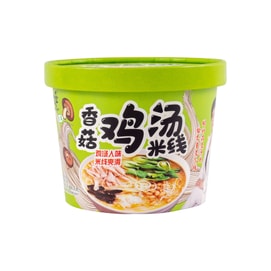 Instant Rice Noodles with Chicken and Mushroom Flavor 116g per container