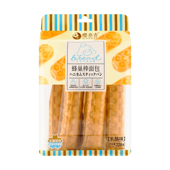 桜凪 ハニカムブレッド、チーズ風味、8.04オンス
