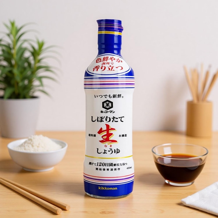キッコーマン なめらか芳醇な醤油、15.2液量オンス - Yami