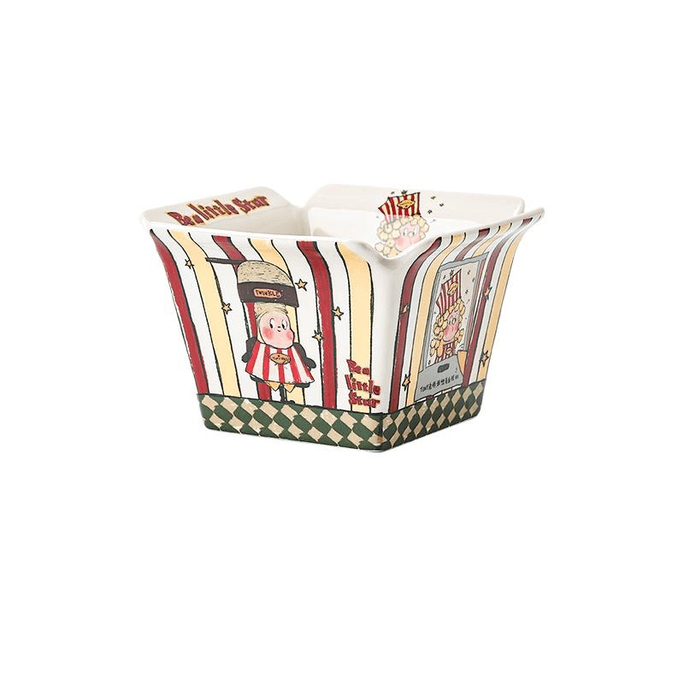 Collaboration Popcorn Bowl, Instant Noodles Bowl, Salad Fruit Bowl, Large * 1 Piece