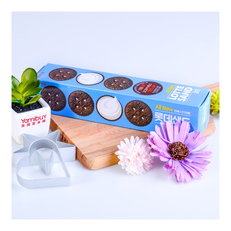 韩国LOTTE乐天 奶油巧克力夹心饼干 105g 3