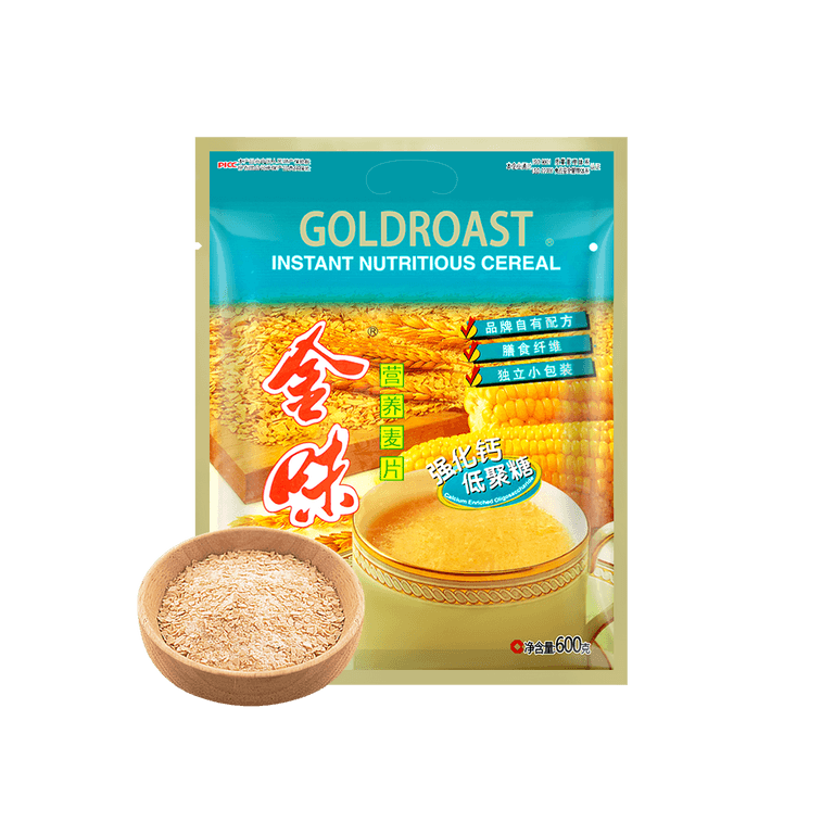 【童年回憶】新加坡 金味 營養麥片 強化鈣寡糖 600g 3