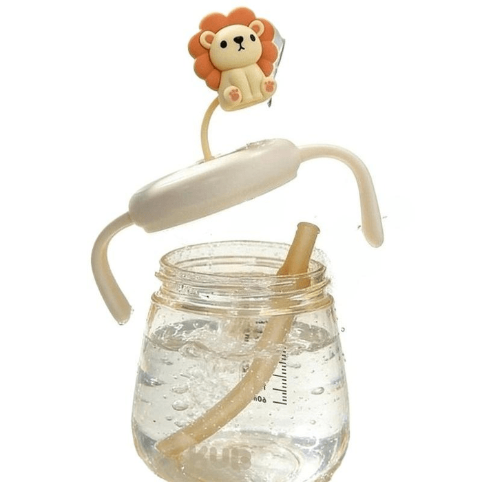 Oubu Children's Water Bottle with Straw - Suitable for 1-3 Years Old, 300ml Capacity, 1 Piece