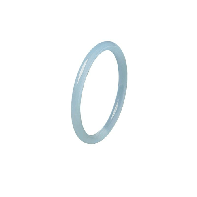 Zhou Liufu Ice Transparent Star Blue Dingdang Bracelet Chalcedony Bracelet 55mm*1piece