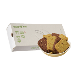 鲍师傅 开心果曲奇礼盒 120g【大颗坚果仁添加!醇香酥脆】【甜点礼盒】【伴手礼必备】