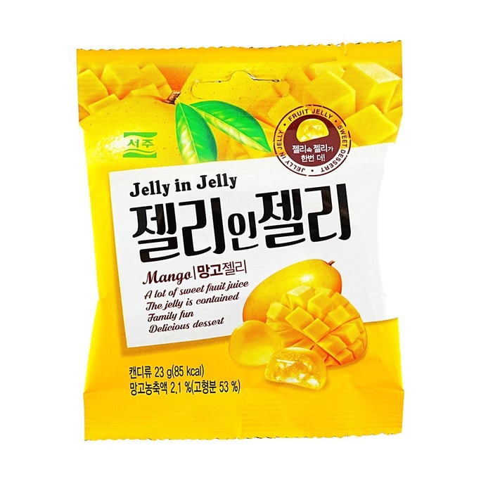 Seoju Jelly In Jelly Candy Mango 0.81 oz
