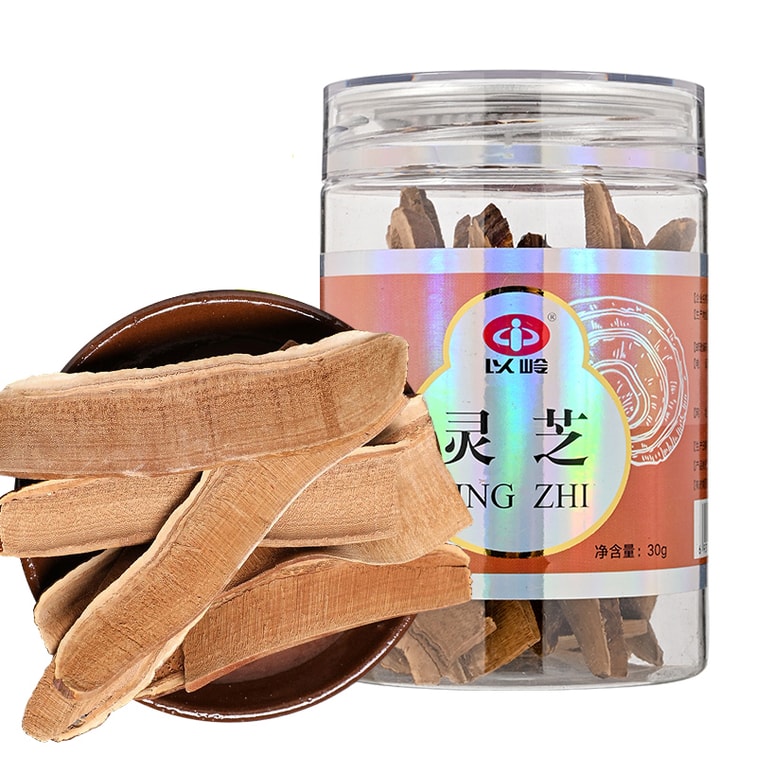 【中国直邮】以岭 中药材 灵芝 补气安神/止咳平喘 30g/瓶 5