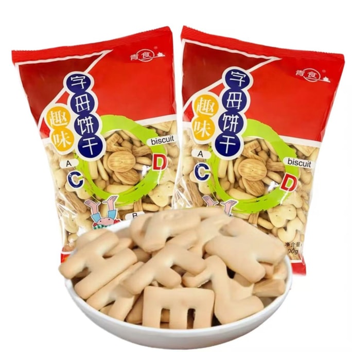 Fun Letter Biscuits 100g*2 Bags