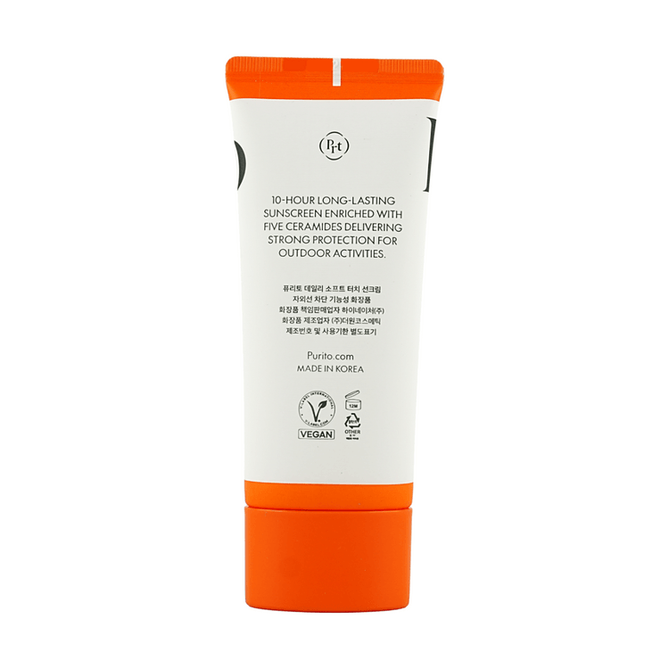 Purito Daily Soft Touch Sunscreen, Unscented, SPF50+ PA++++, 2.03