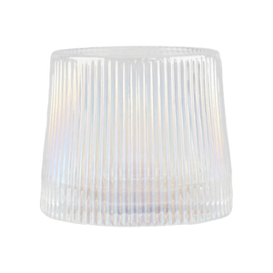 Rotating Whisky Tumbler  Vibrant Vertical Striations