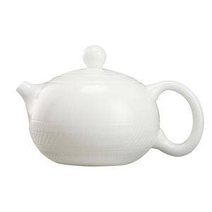 Master Wang Cunxu Porcelain Teapot  Safe Tea Pots for Loose TeaTea Infuser Pots for Chrismas Women Gift (6oz white)