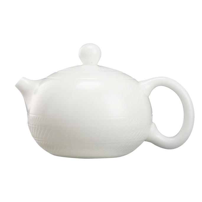 Master Wang Cunxu Jumping Knife Xishi Pot Sheep Fat Jade White Porcelain Teapot Simple Teapot Single Pot Kung Fu Teapot