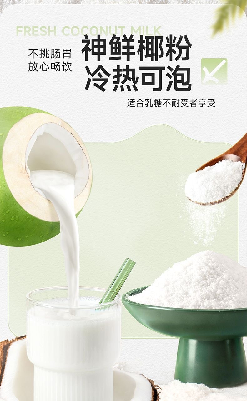 【中國直郵】 南國 海南特產冷萃純椰子粉308g